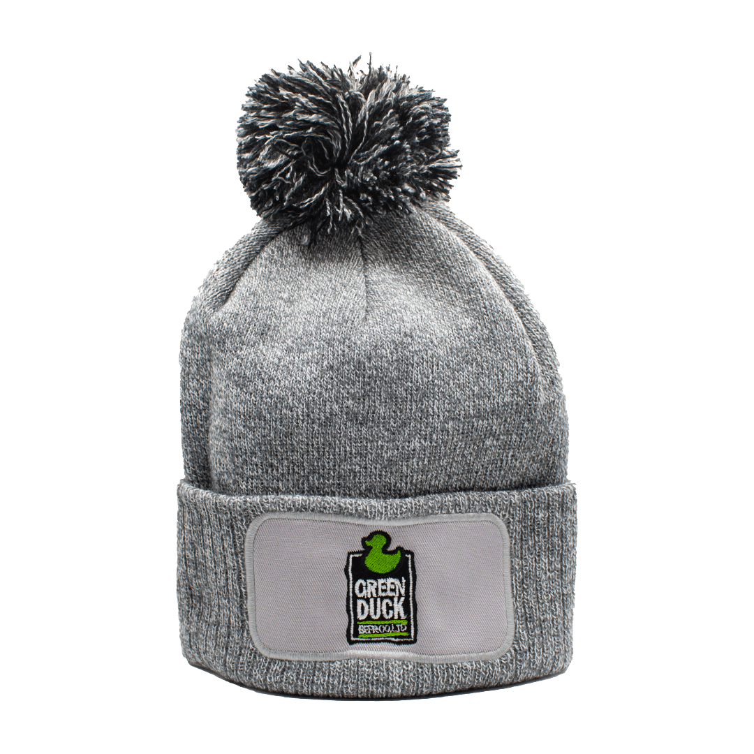Grey Bobble Hat